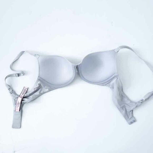 Victoria's Secret Uplift Semi-Demi 32B Bra Gray Lightly Padded Underwire - Picture 4 of 6